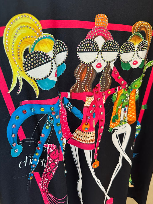 T-shirt LILY, DAISY & JOY noir