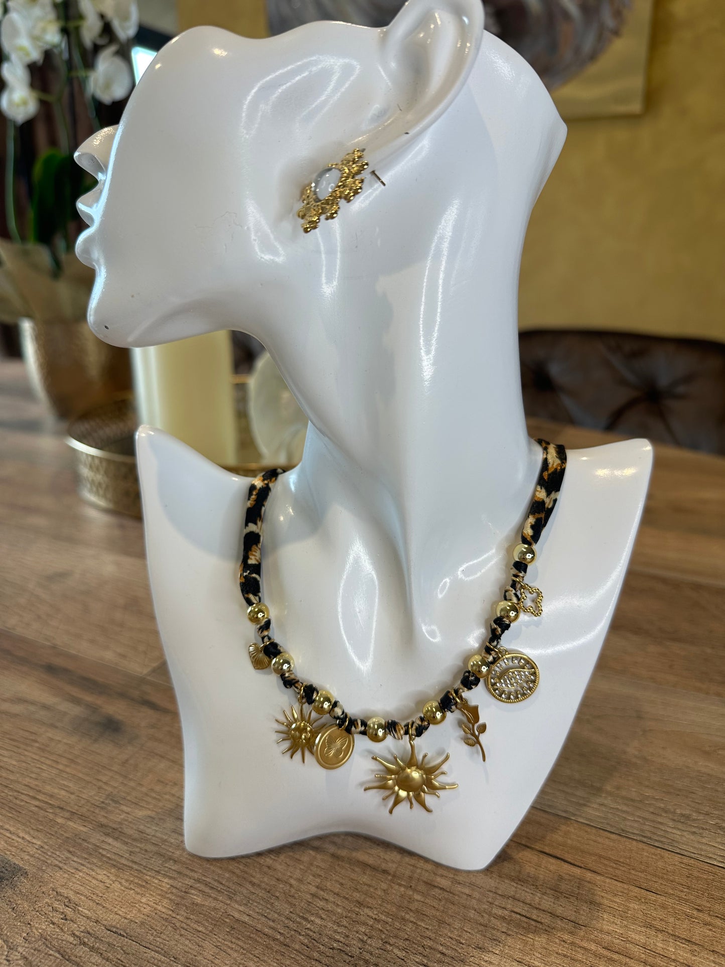 Collier SOLEIL LÉOPARD