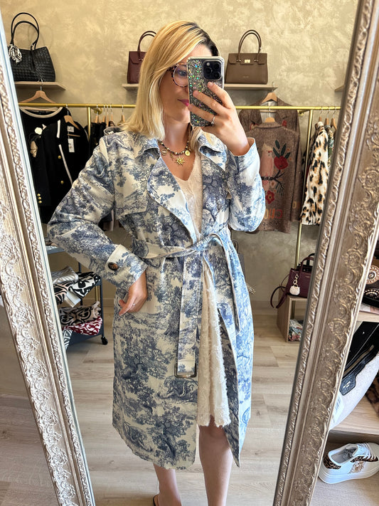 Trench TUILERIES Toile de Jouy
