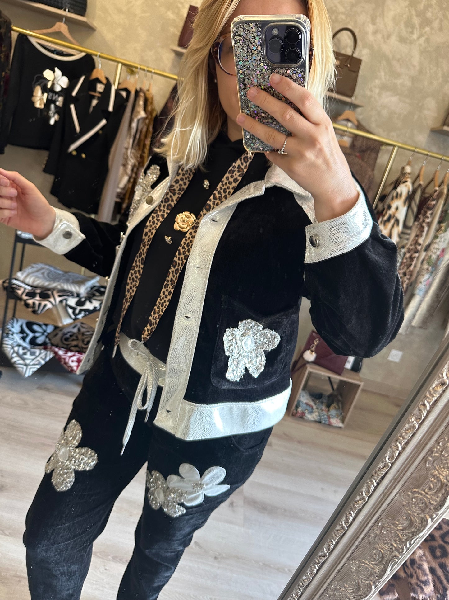 Veste VELOURS noire