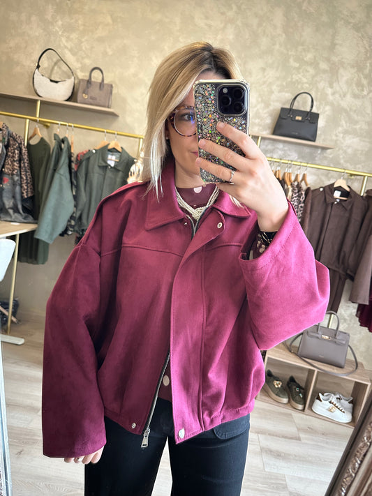 Blouson NEW-YORK bordeaux