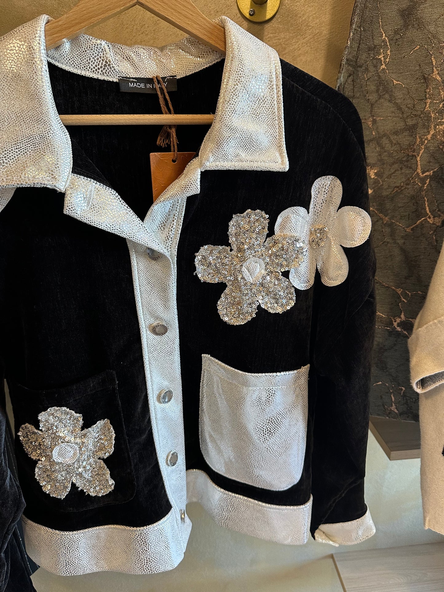 Veste VELOURS noire