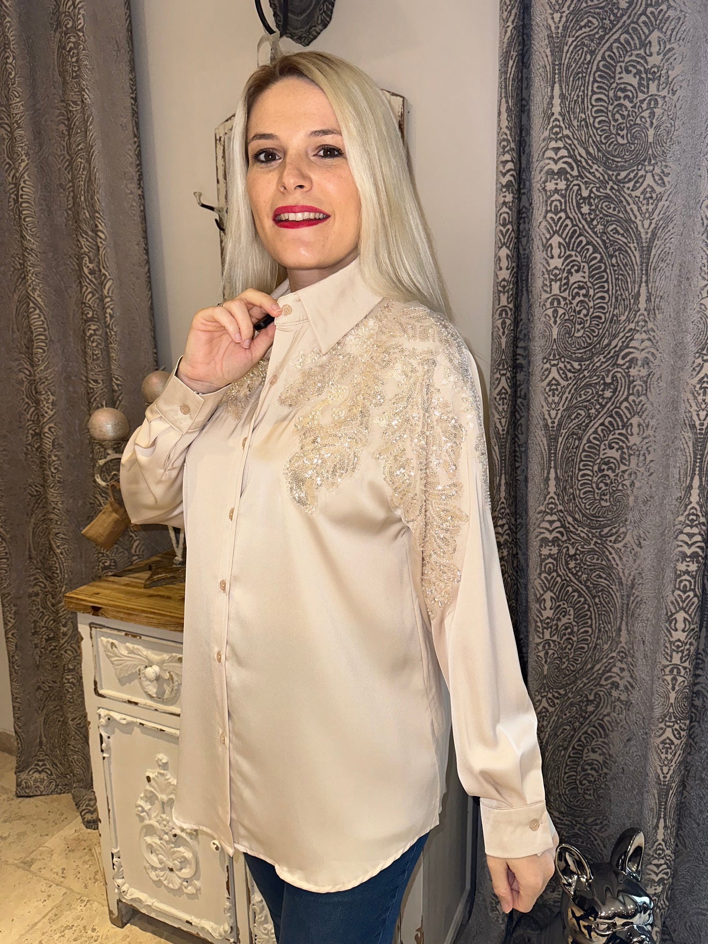 Chemisier VENISE nude