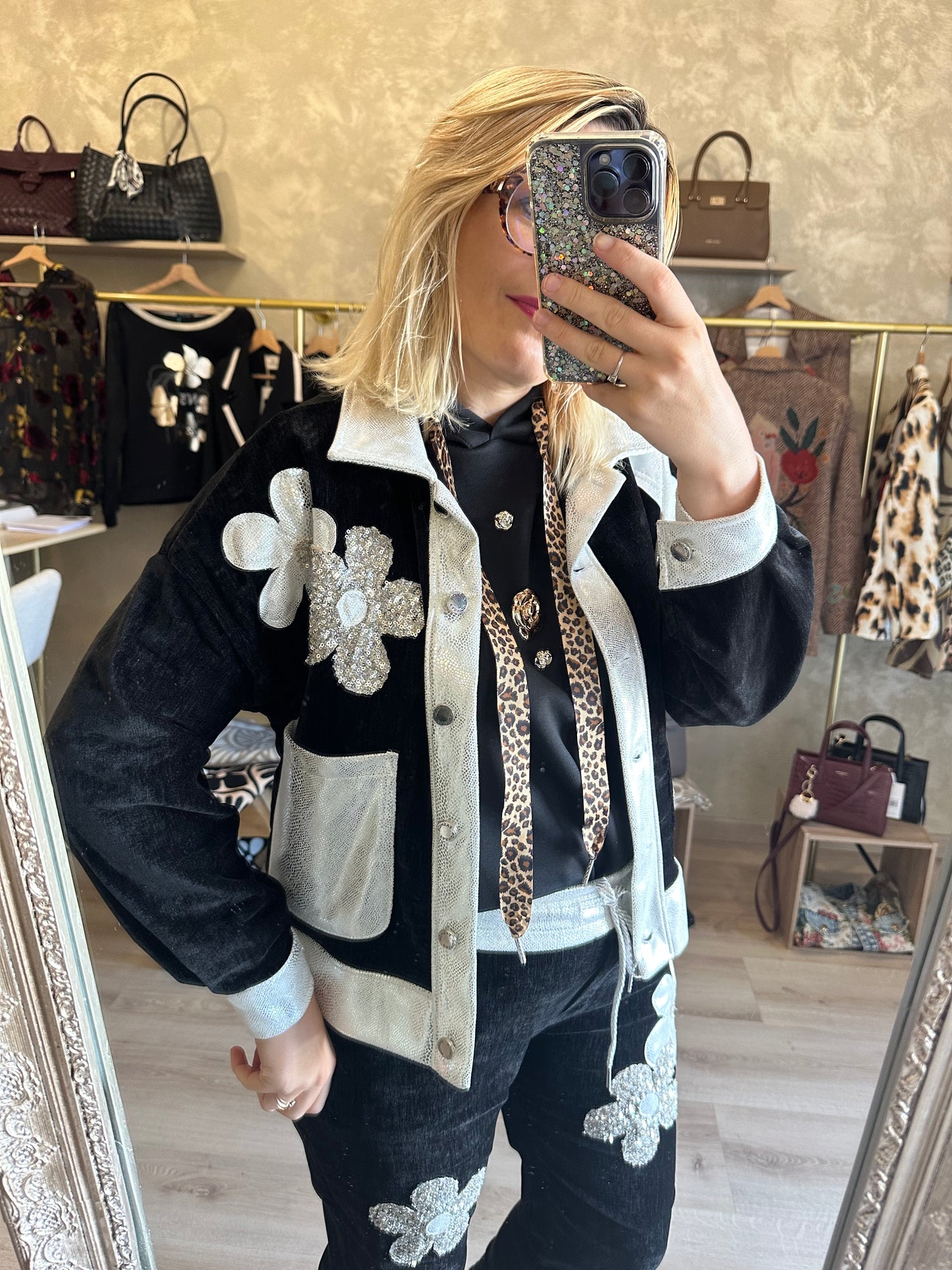 Veste VELOURS noire