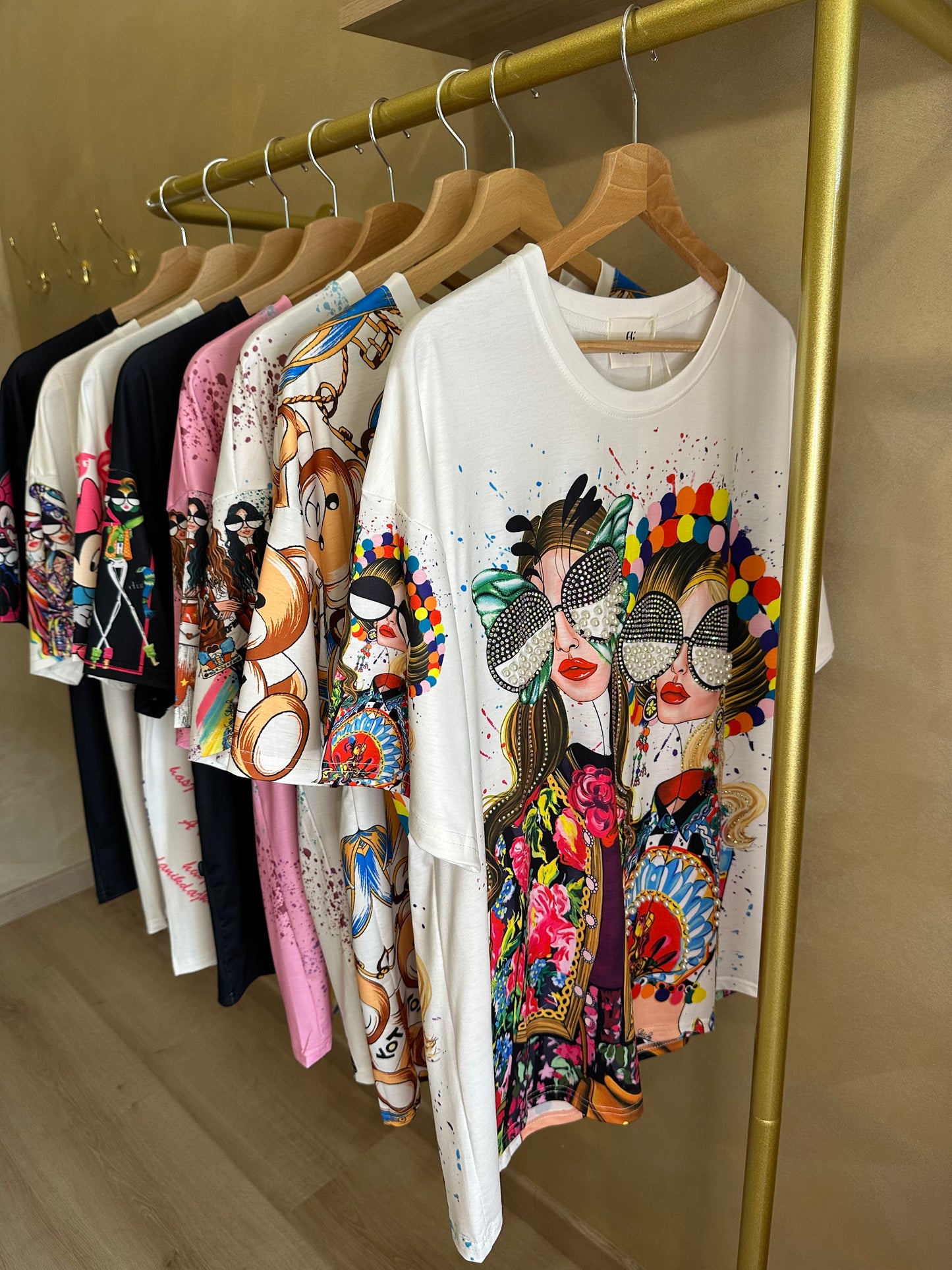 T-shirt LILY, DAISY & JOY noir