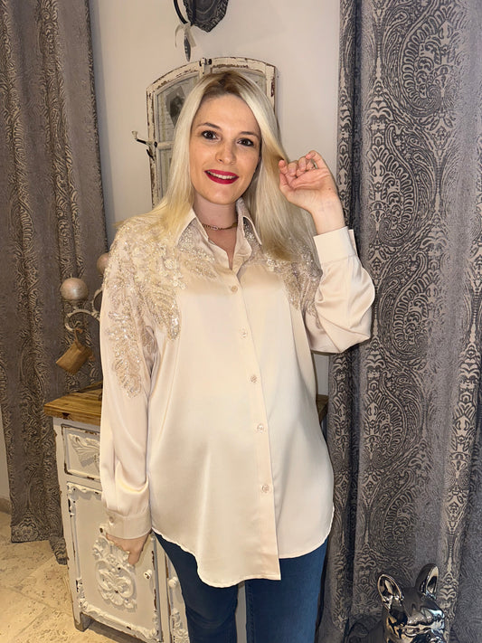 Chemisier VENISE nude