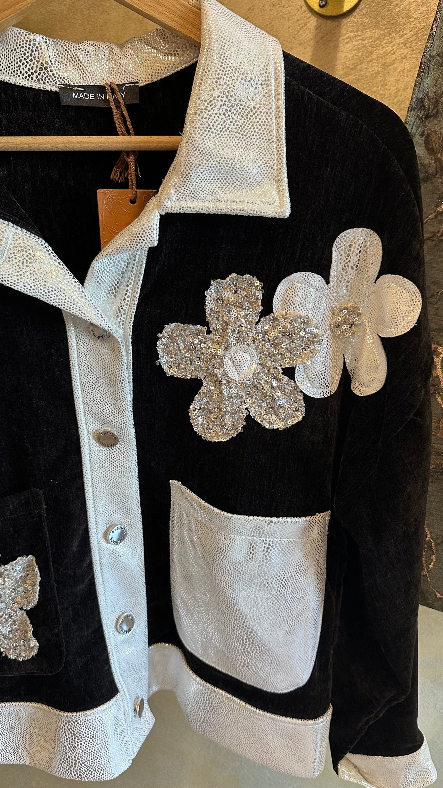 Veste VELOURS noire
