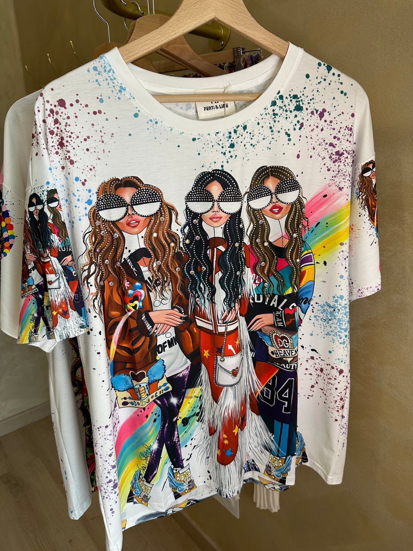 T-shirt AMY, IVY & JANE blanc