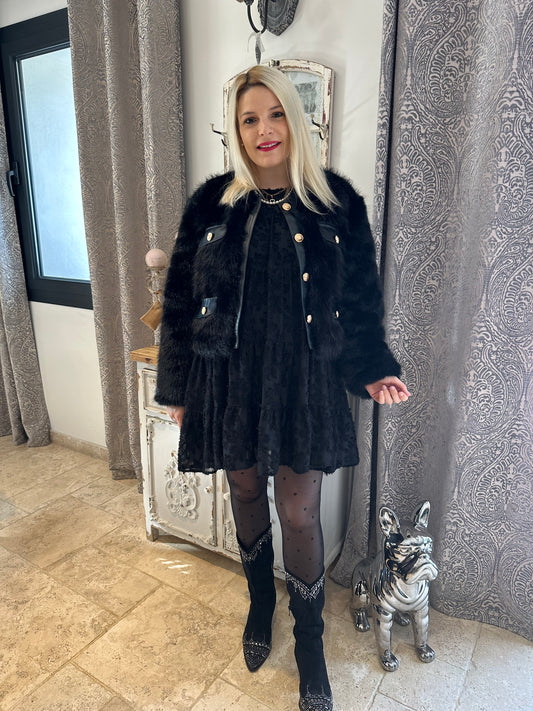 Veste fausse fourrure CHENONCEAU