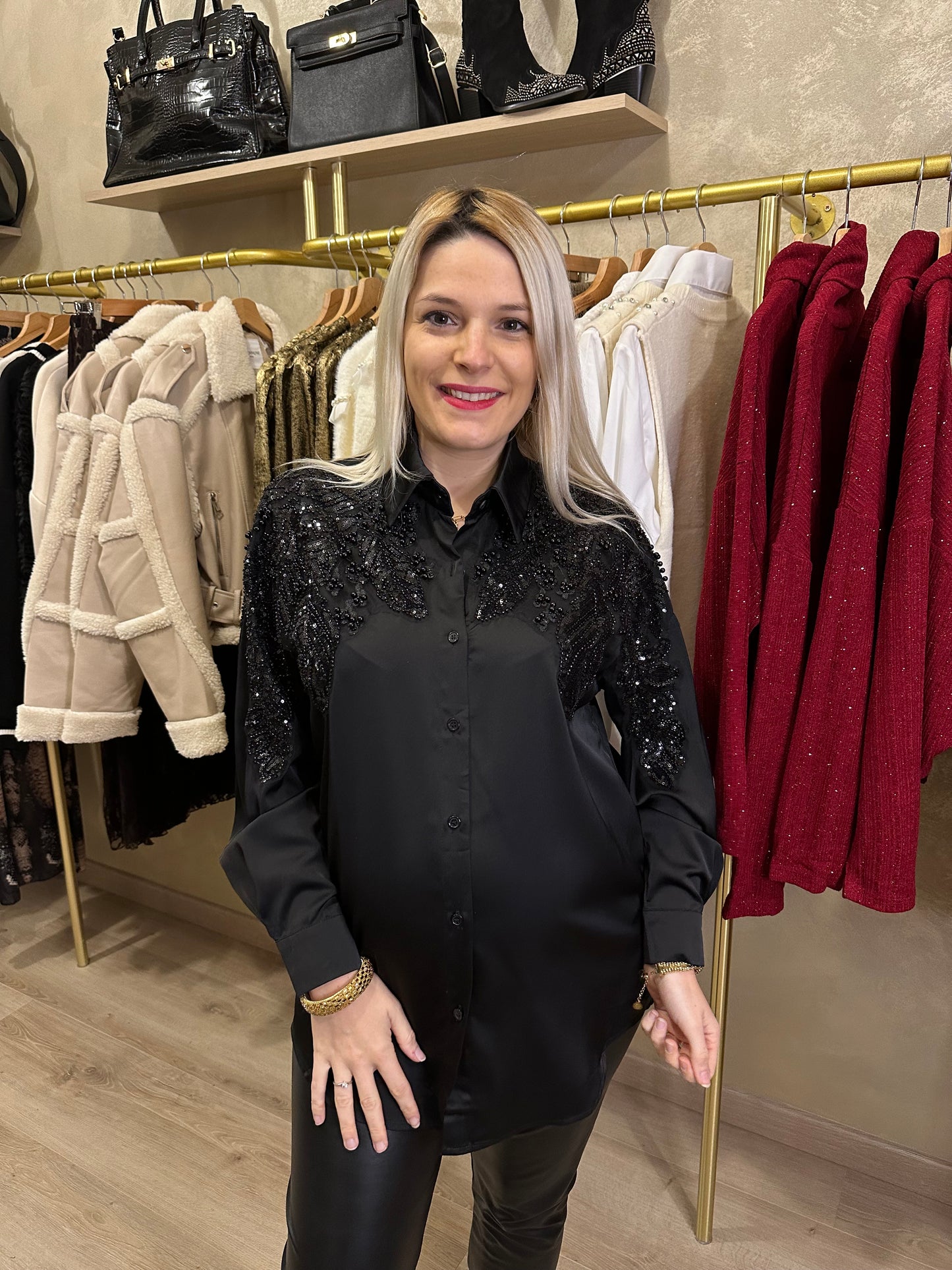 Chemisier VENISE noir