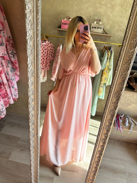 Robe MENTON rose blush 🩷