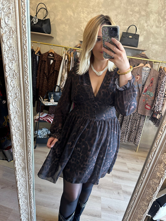 Robe PÉTRA léopard