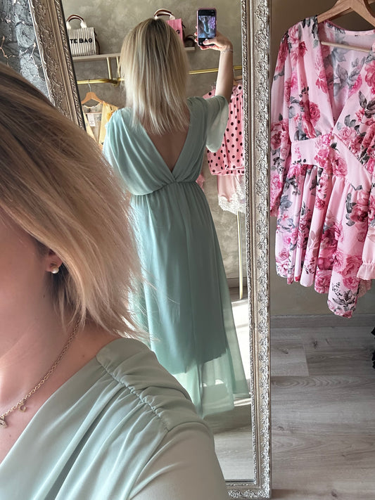 Robe MENTON vert pastel 💚