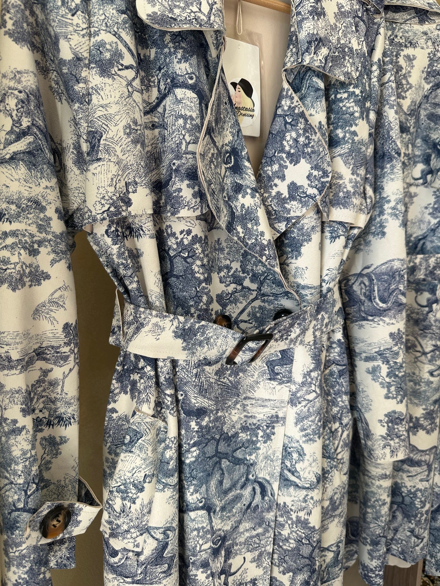 Trench TUILERIES Toile de Jouy