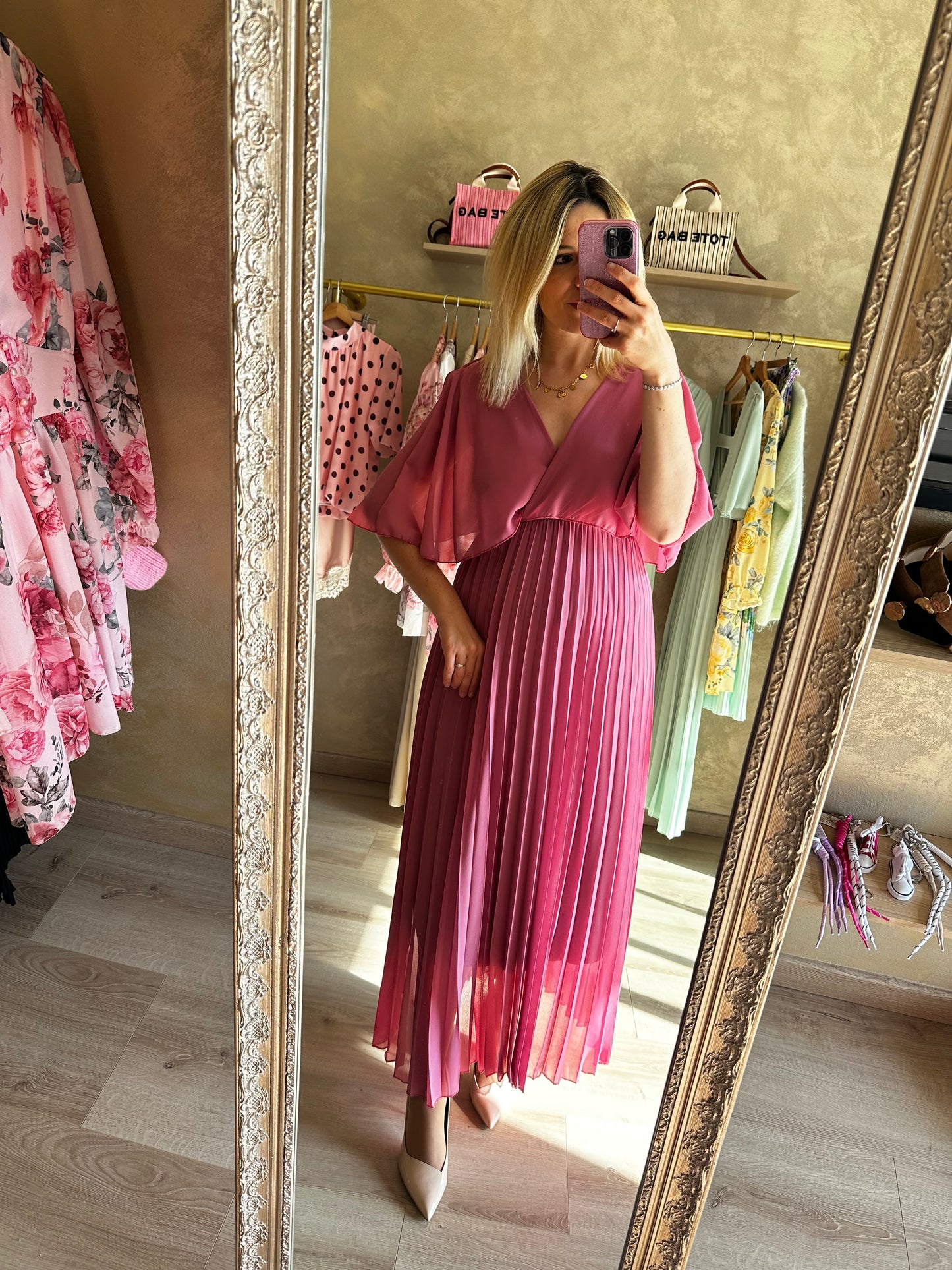 Robe SANARY framboise 🩷