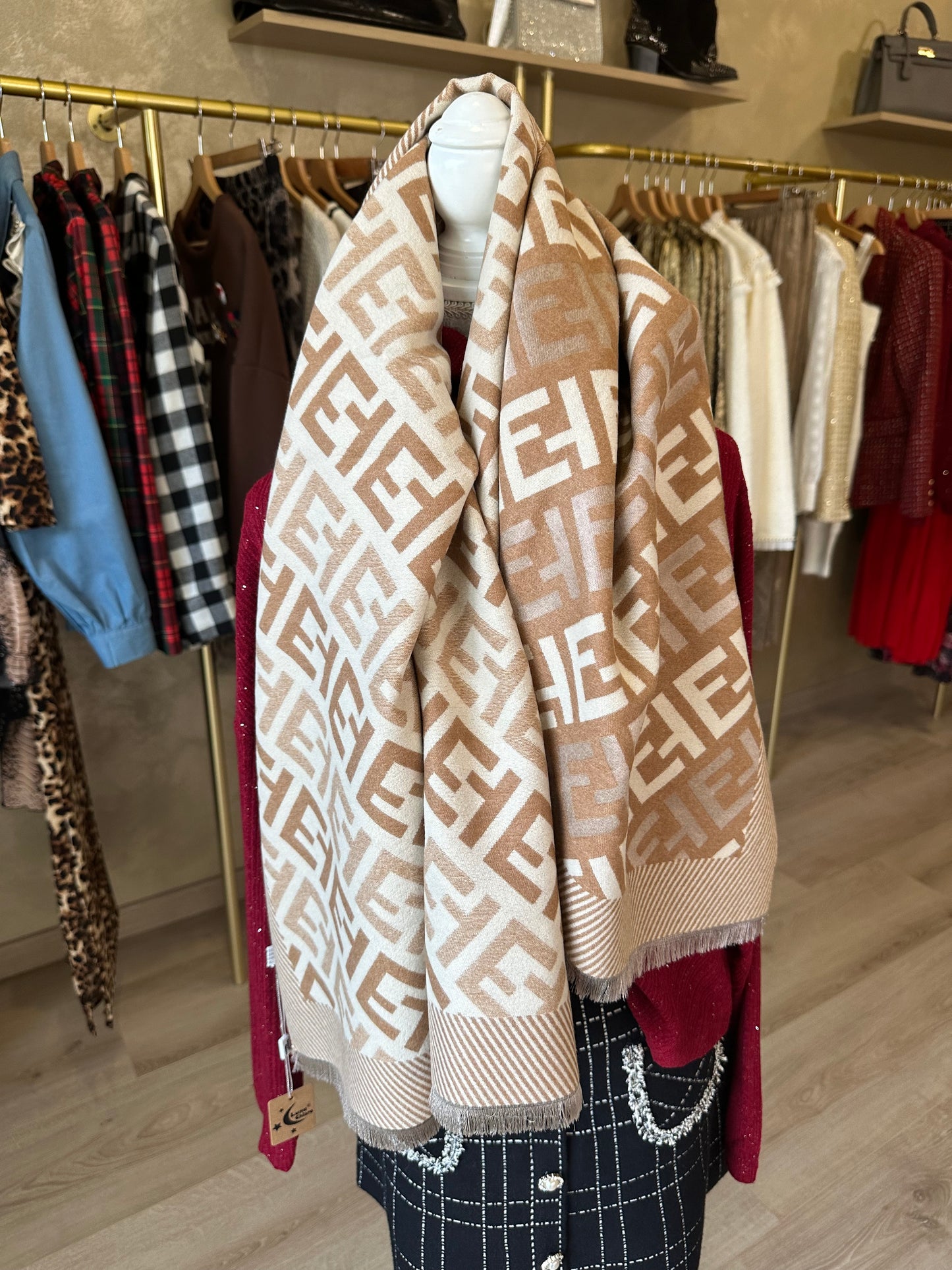 Écharpe FASHION camel