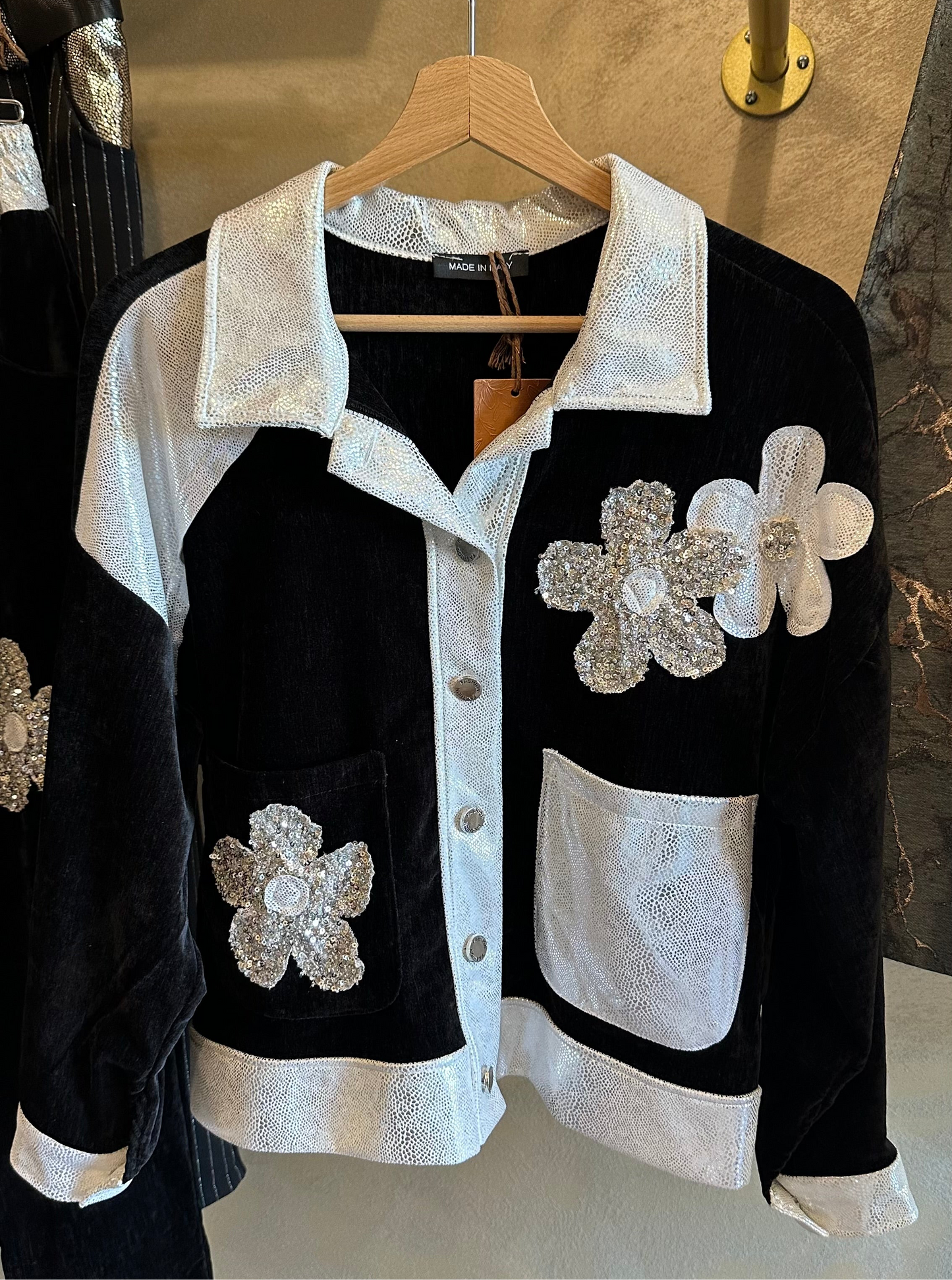 Veste VELOURS noire