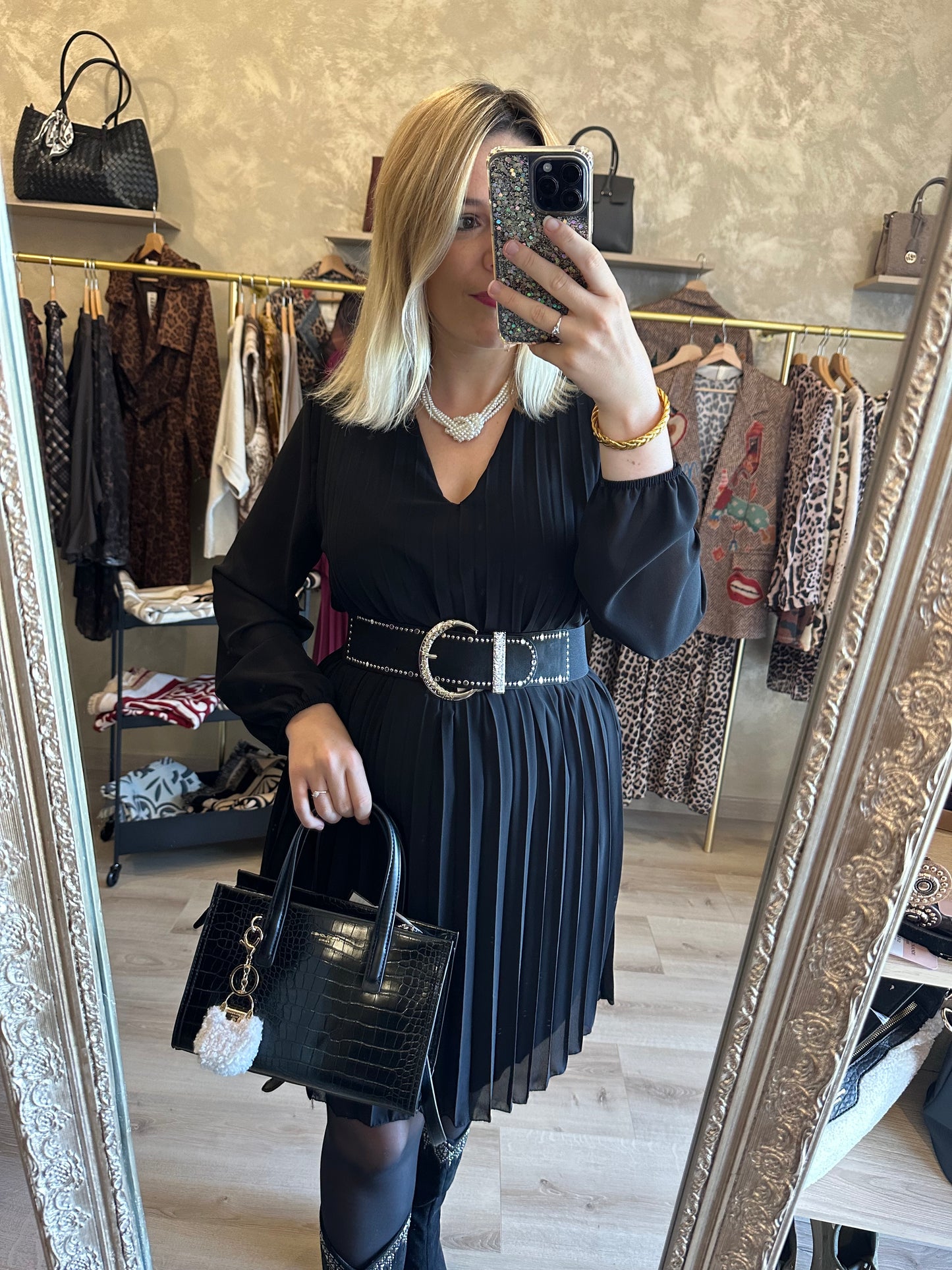 Robe CONSTANCE noire