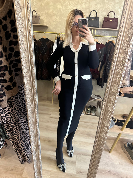 Robe Pull CHIC bicolore