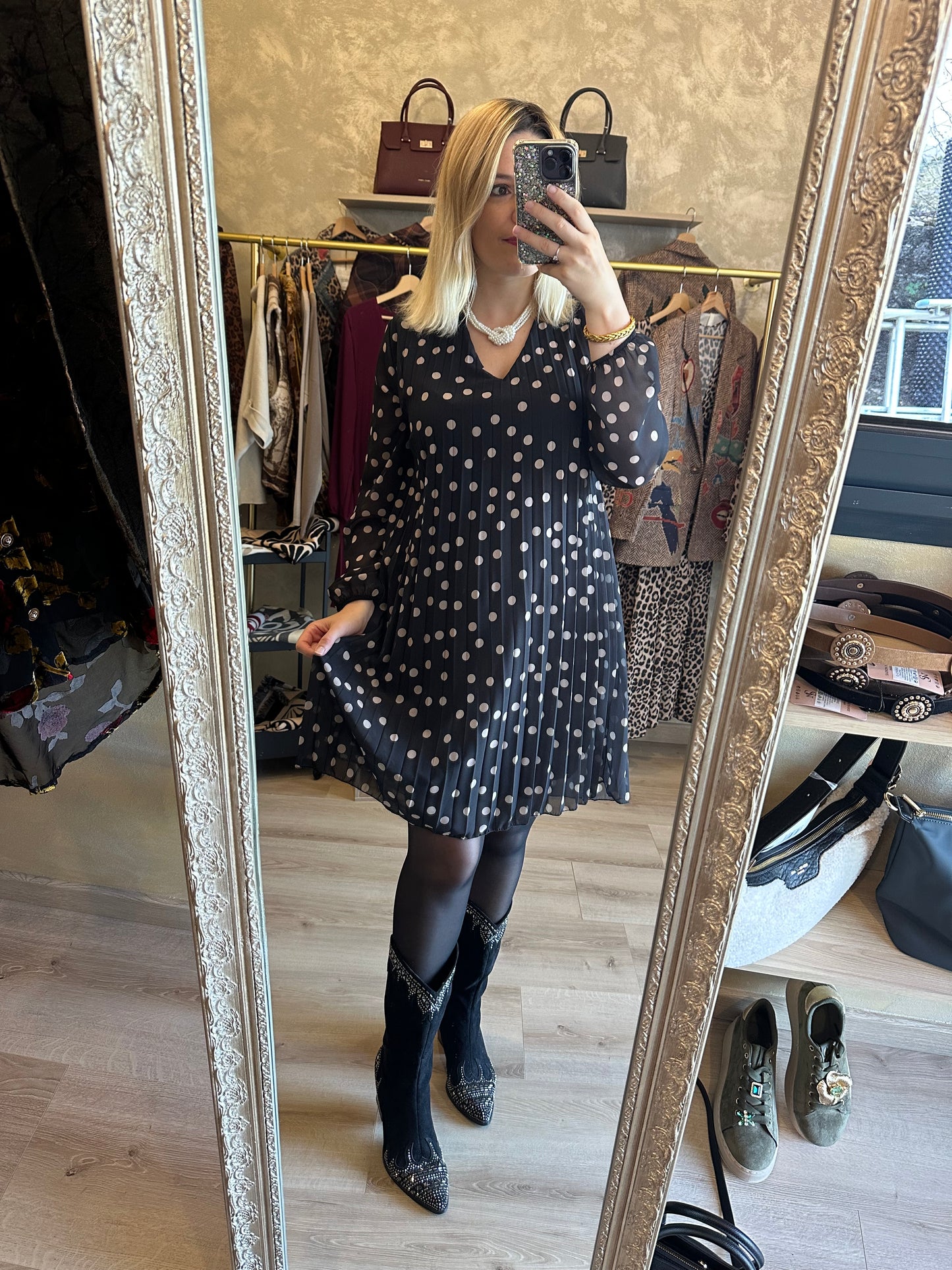 Robe CONSTANCE pois