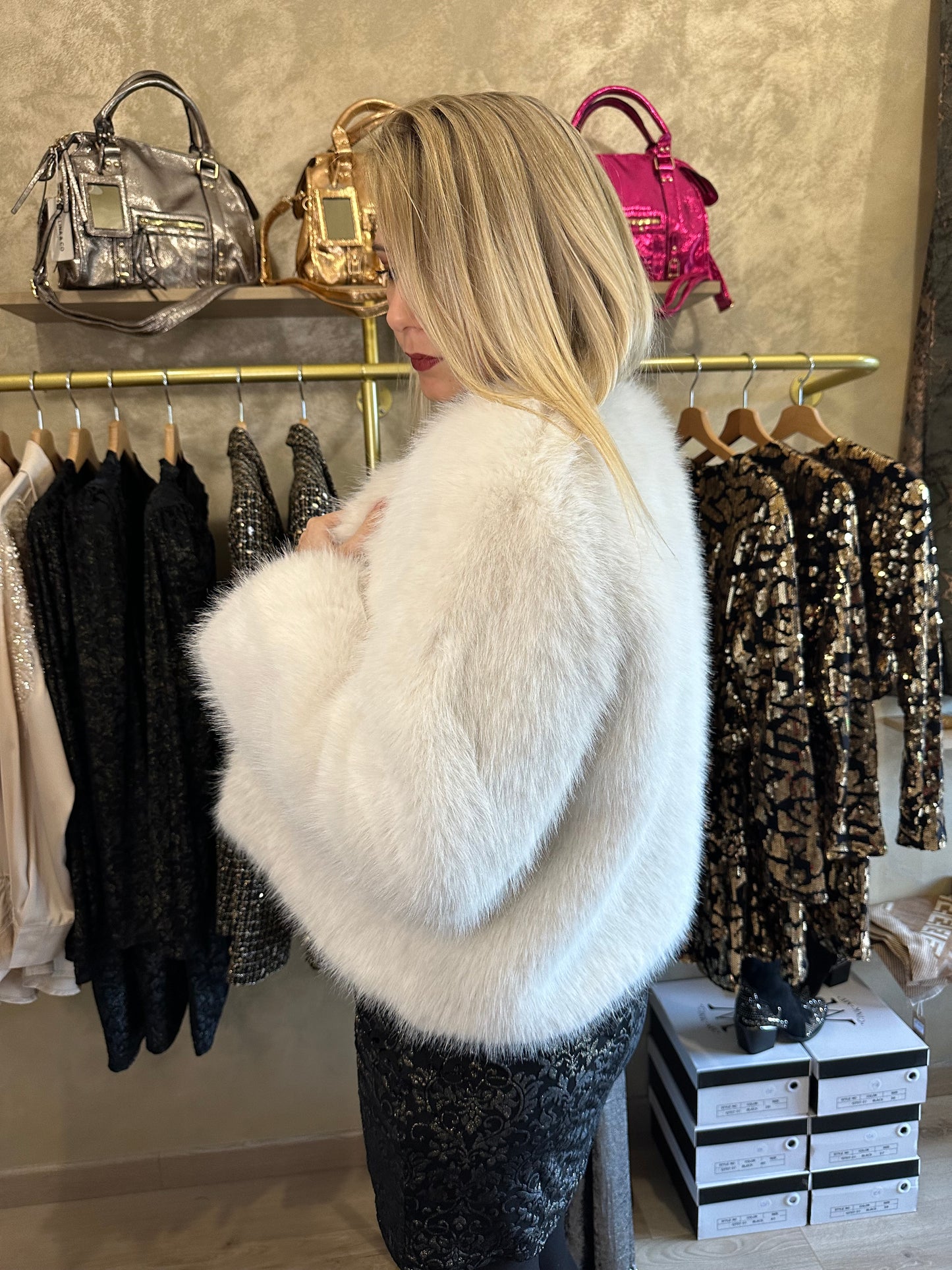 Veste fausse fourrure SAINT-PÉTERSBOURG