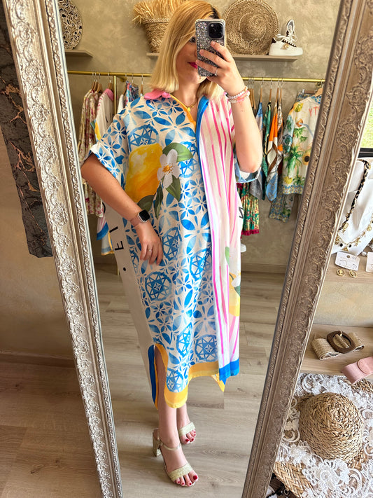 Robe chemise SICILE 🍋 (en lin)