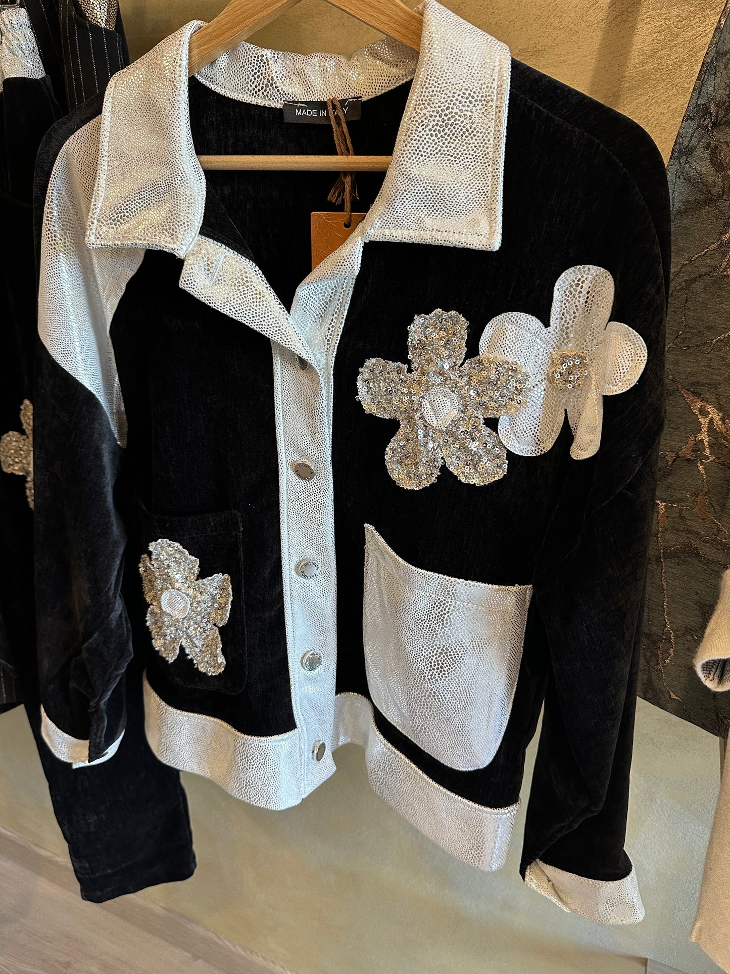 Veste VELOURS noire