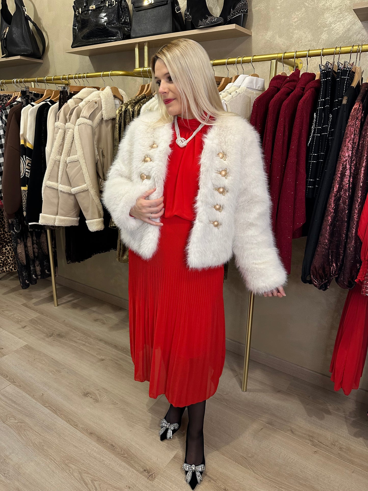 Collier PERLES NŒUDS