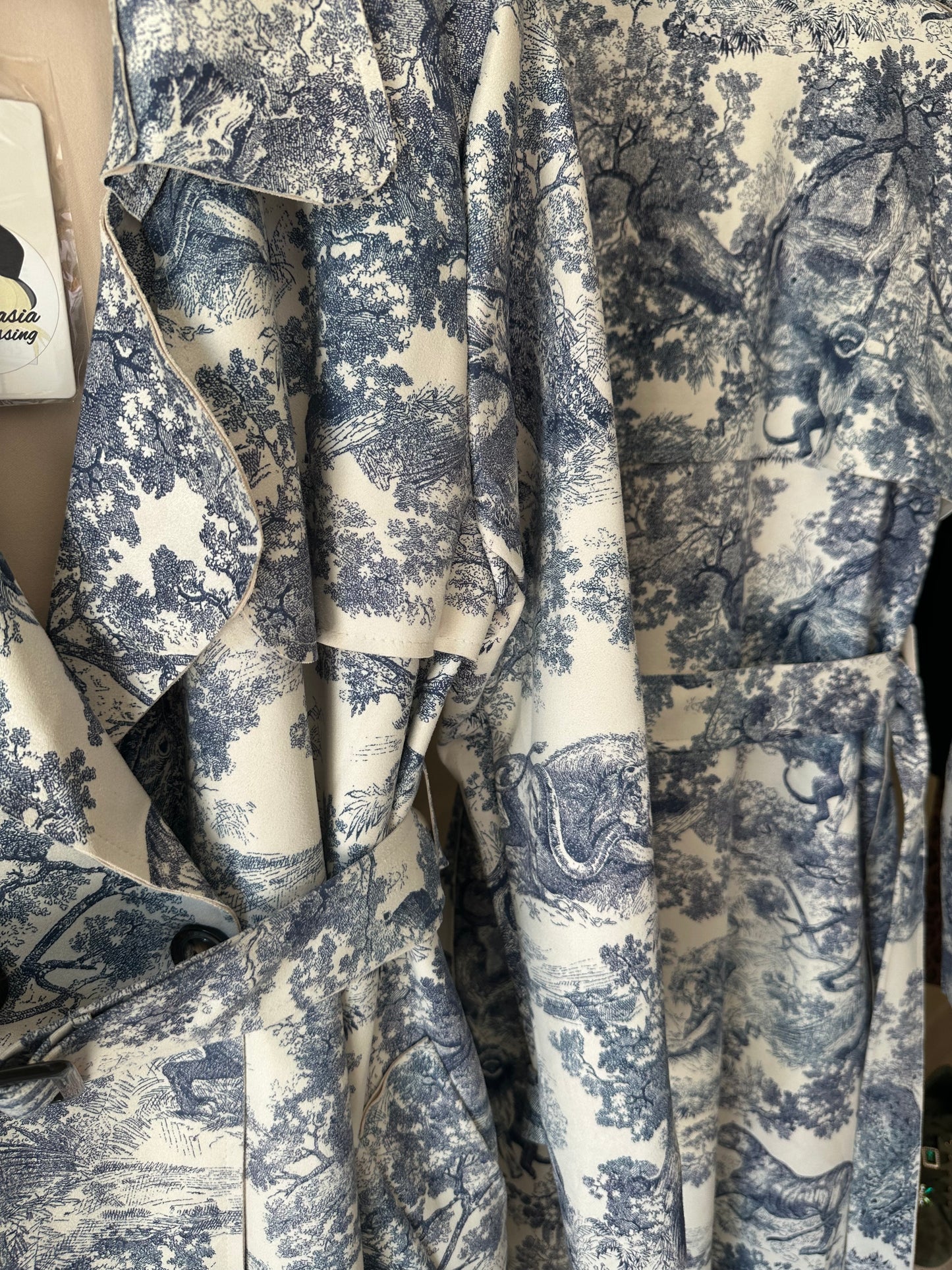 Trench TUILERIES Toile de Jouy