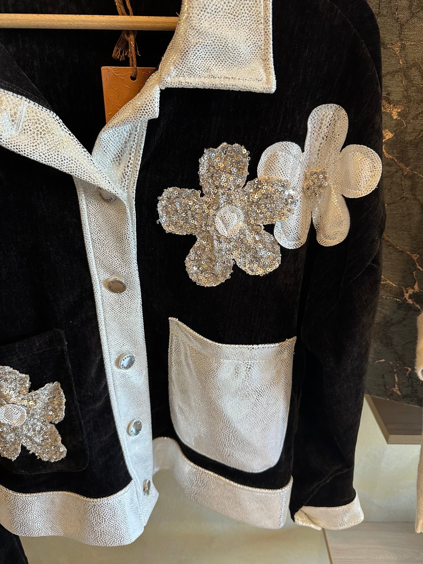 Veste VELOURS noire