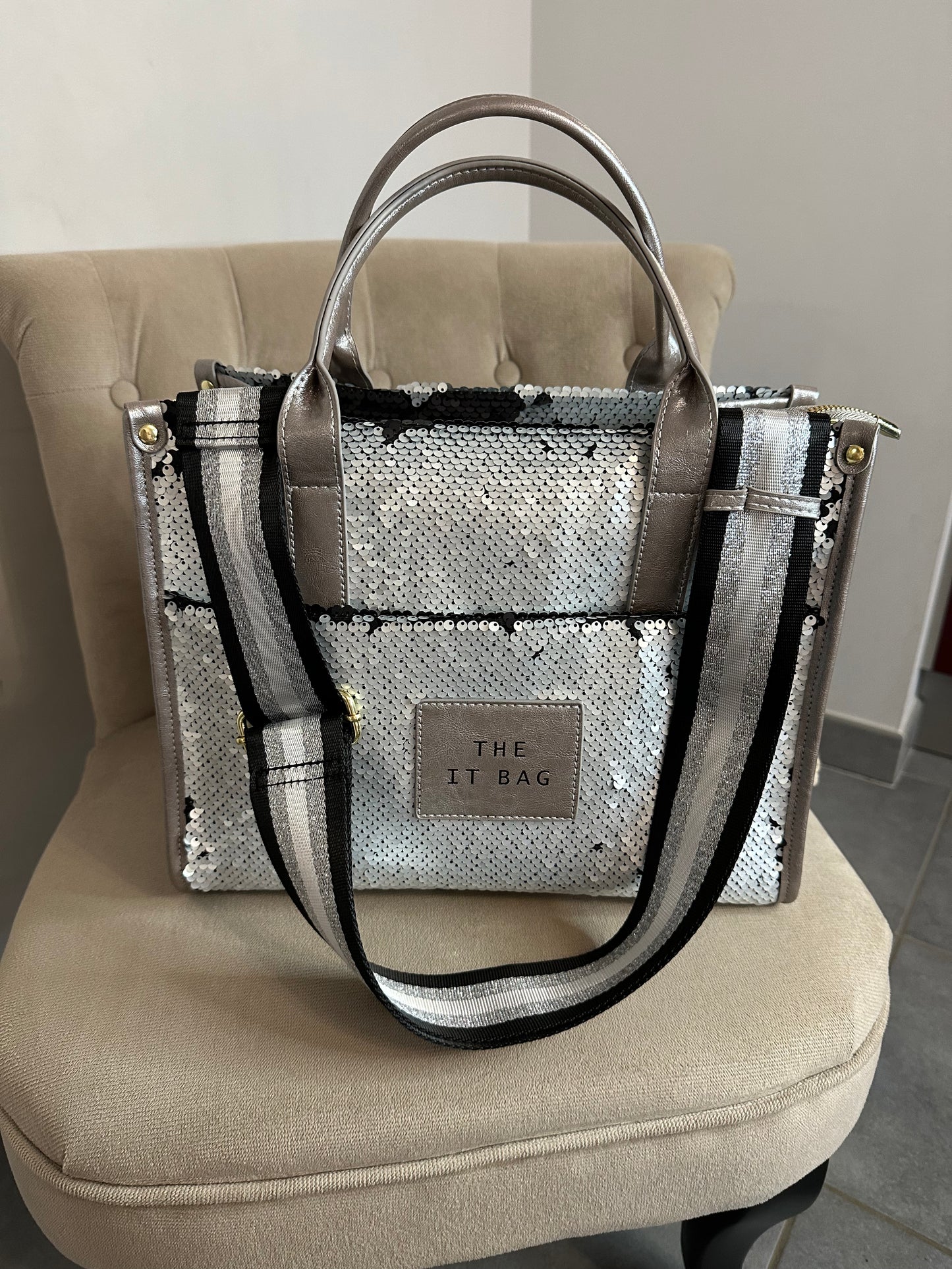 Sac THE IT BAG argent