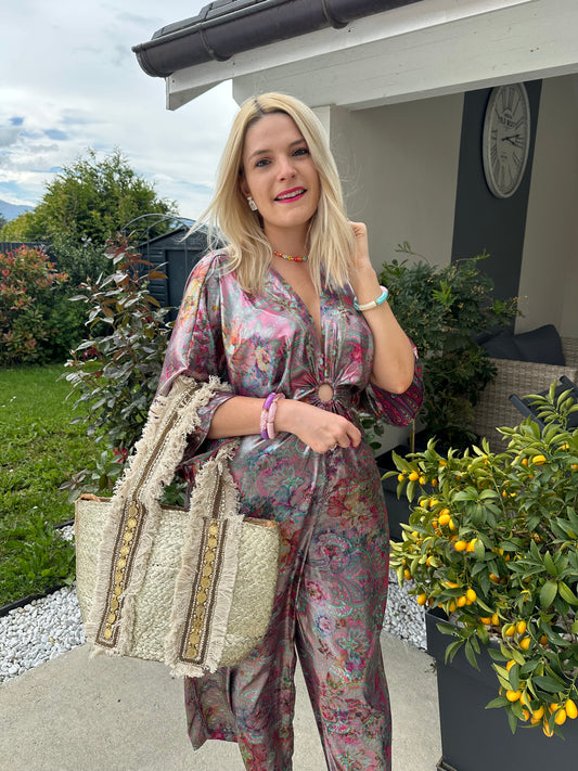 Combinaison pantalon JAÏPUR argent