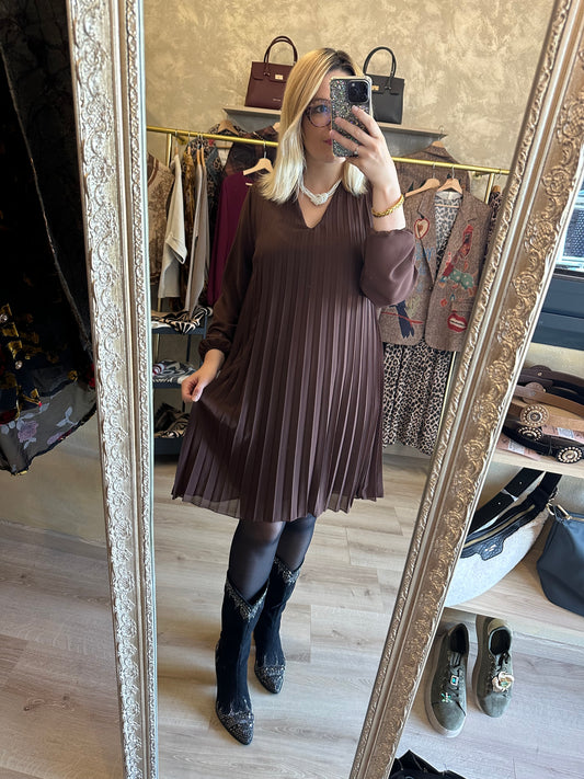 Robe CONSTANCE chocolat