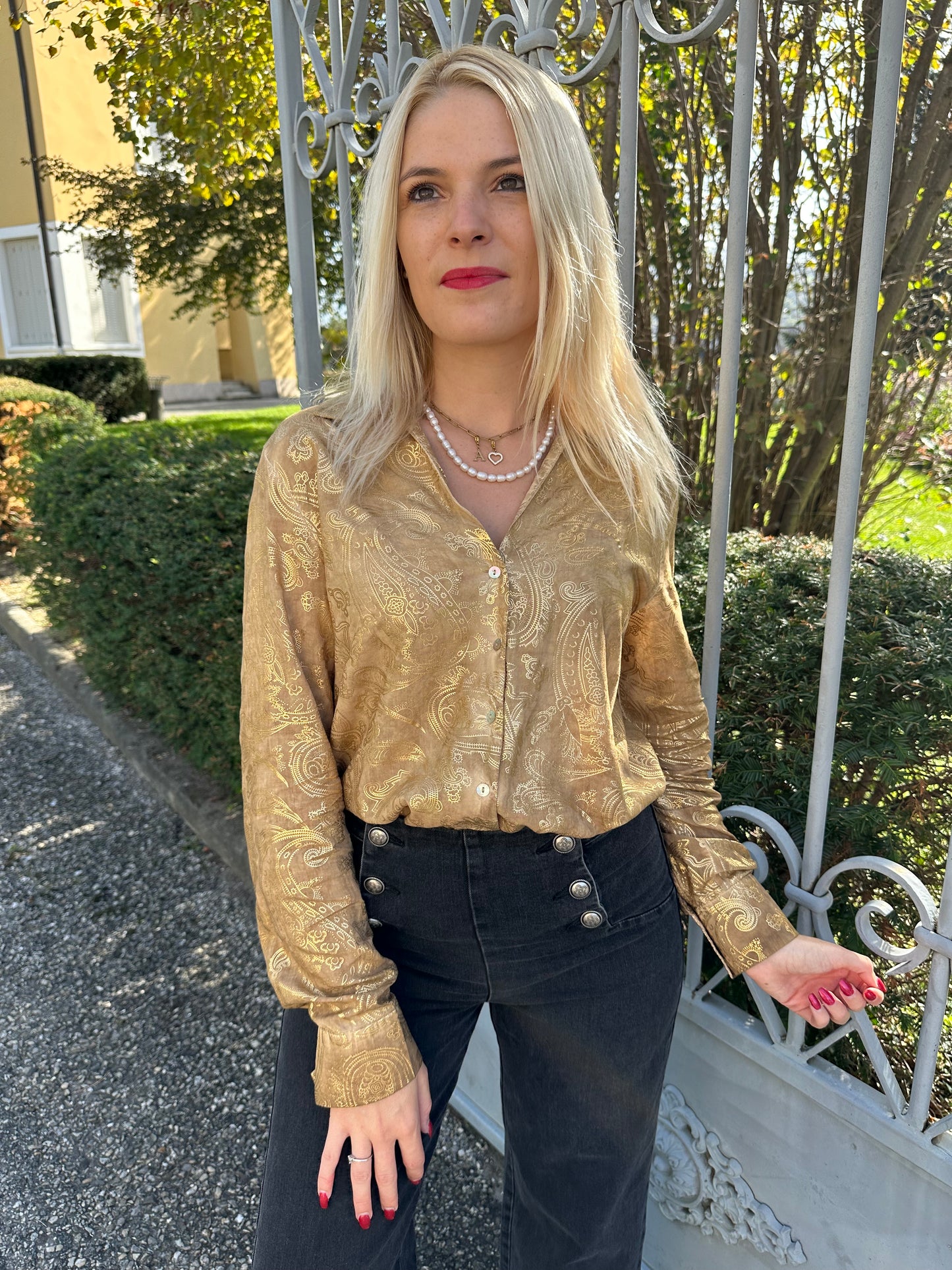 Chemisier OPÉRA doré