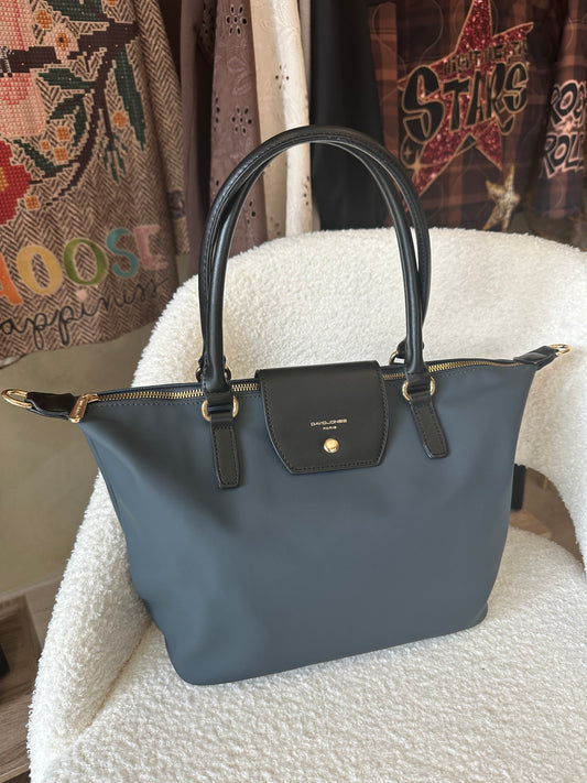 Sac PYRAMIDE gris foncé et noir