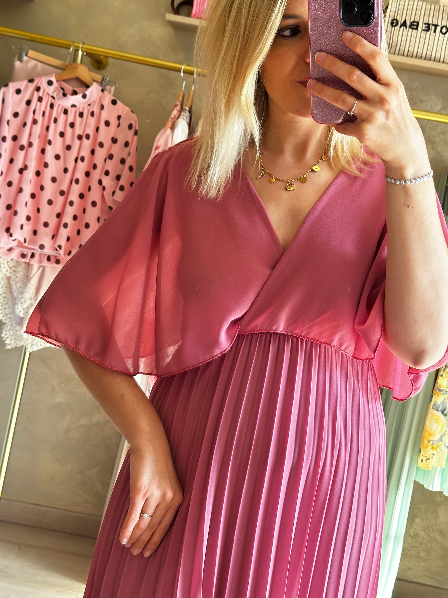 Robe SANARY framboise 🩷