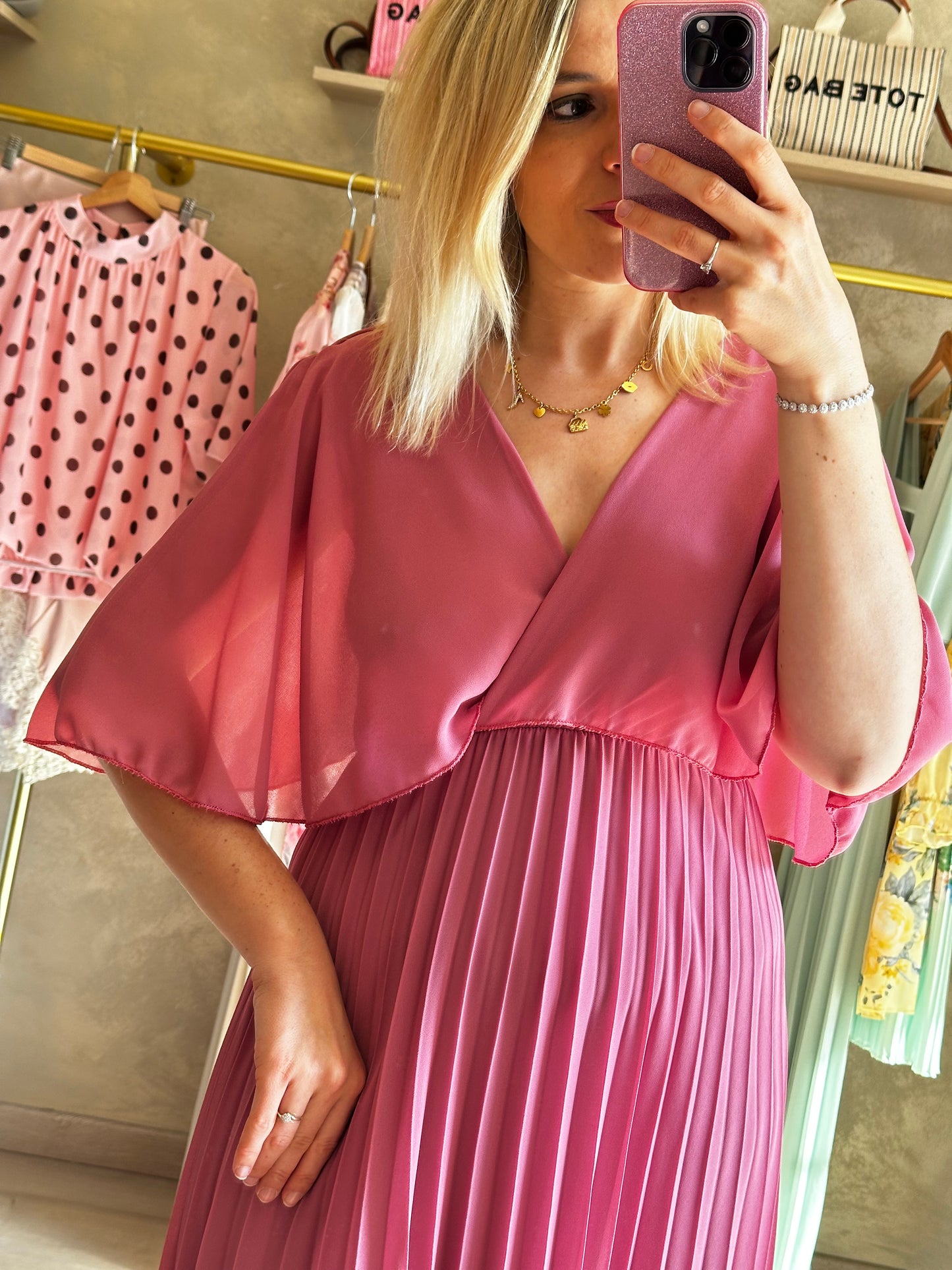 Robe SANARY framboise 🩷