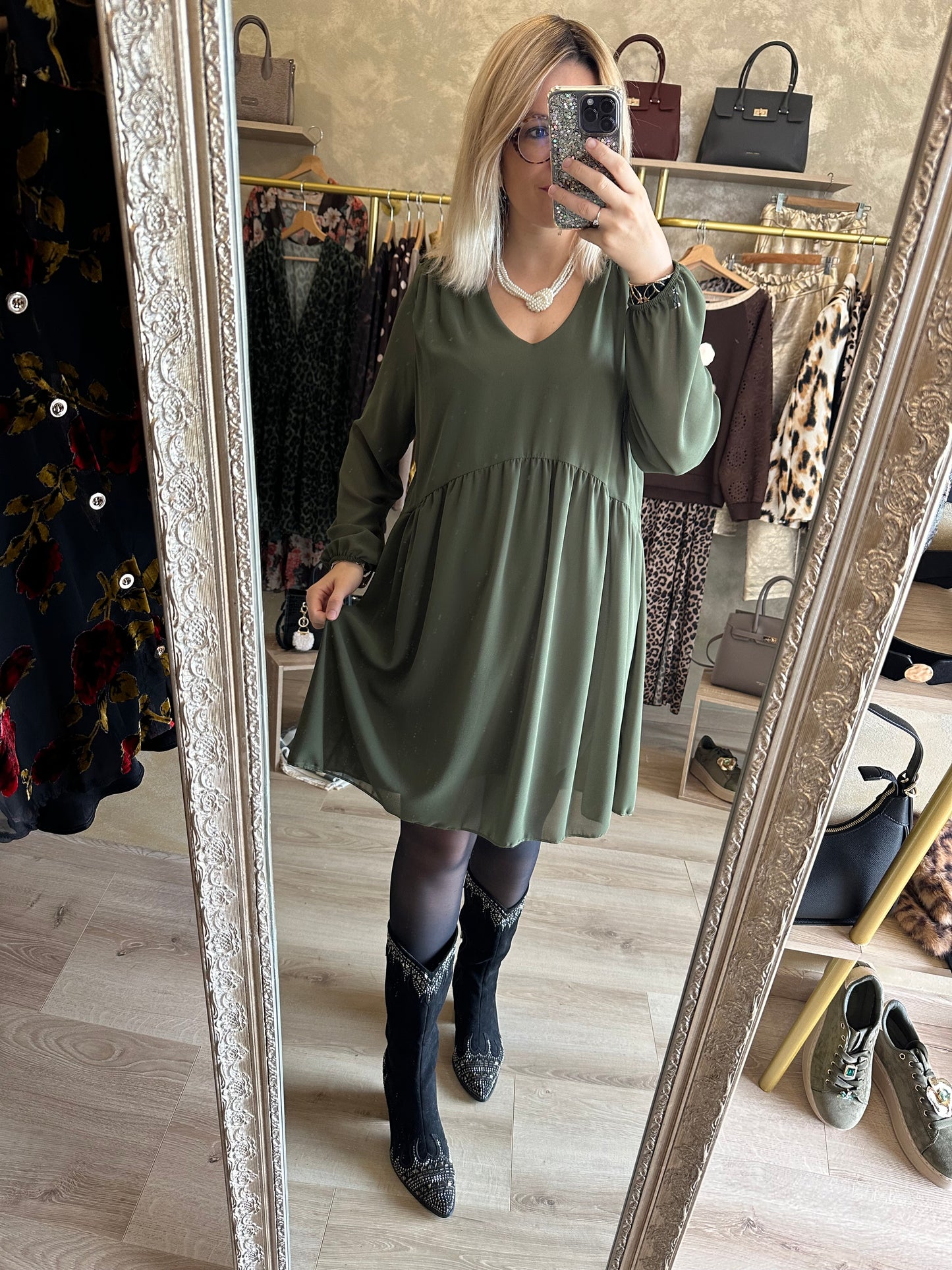 Robe CANNES kaki