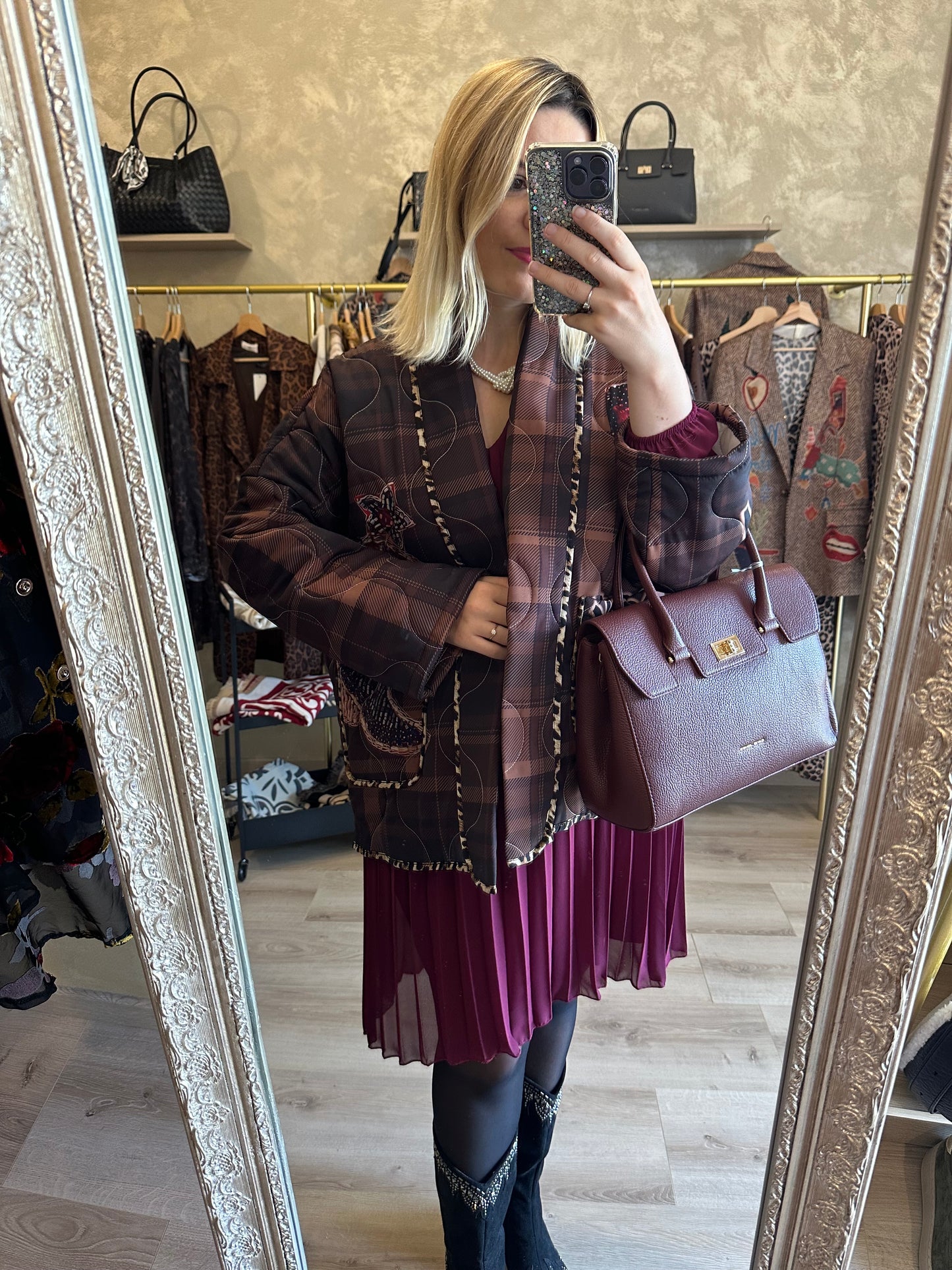 Robe CONSTANCE prune