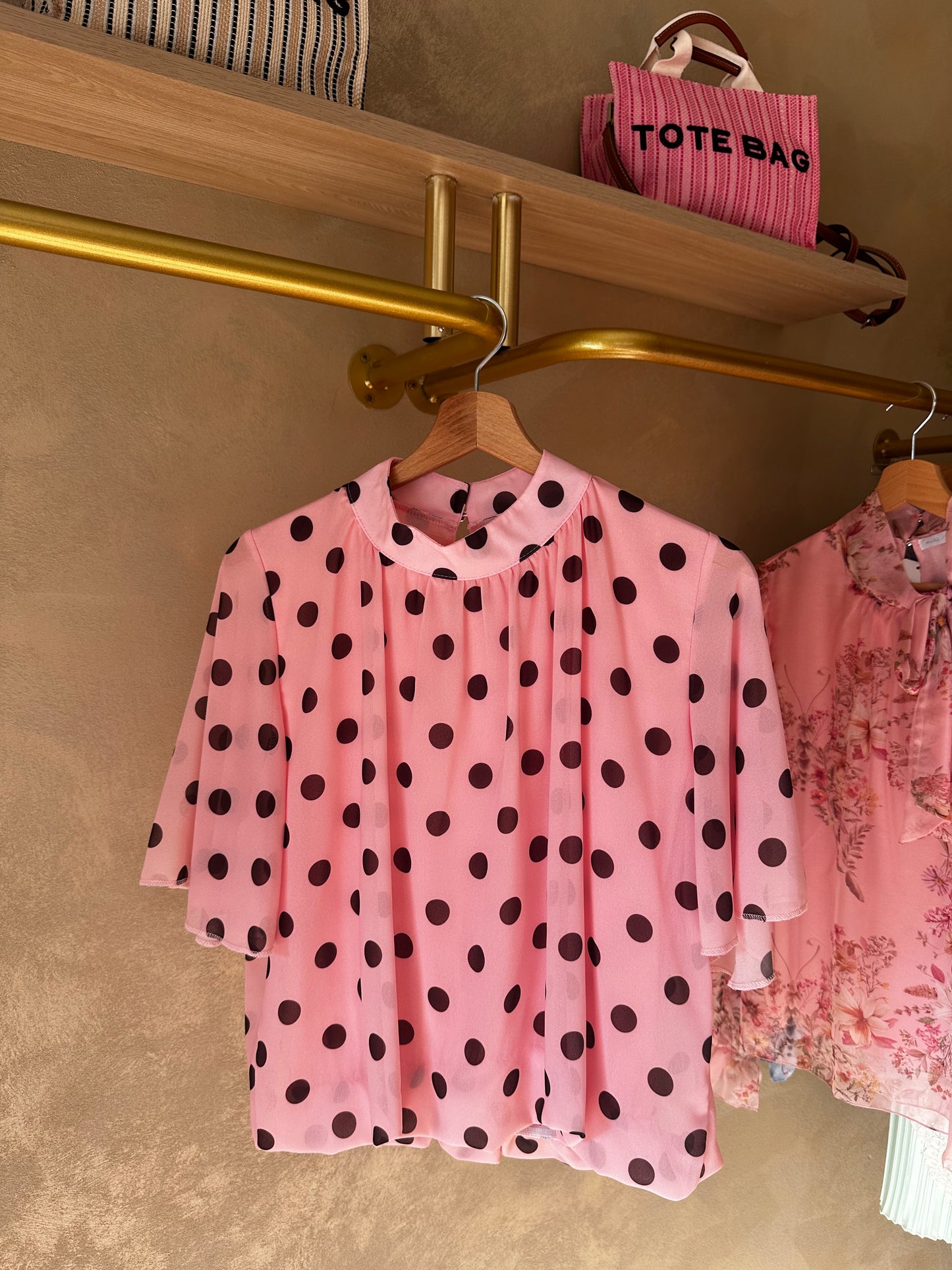 Blouse POIS manches courtes