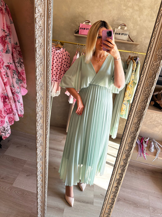 Robe SANARY vert pastel 💚
