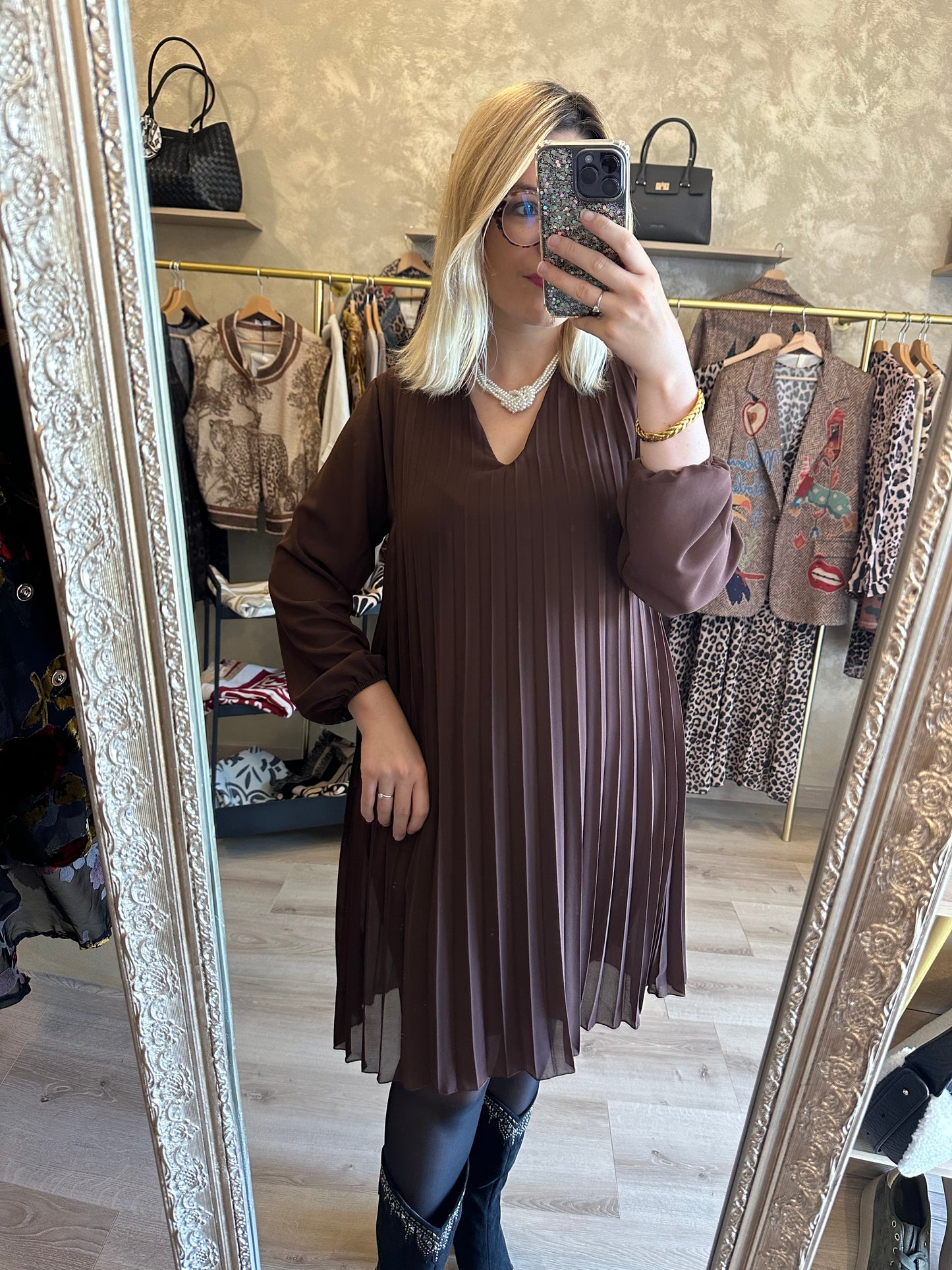 Robe CONSTANCE chocolat