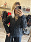 Gilet SEQUINS noir