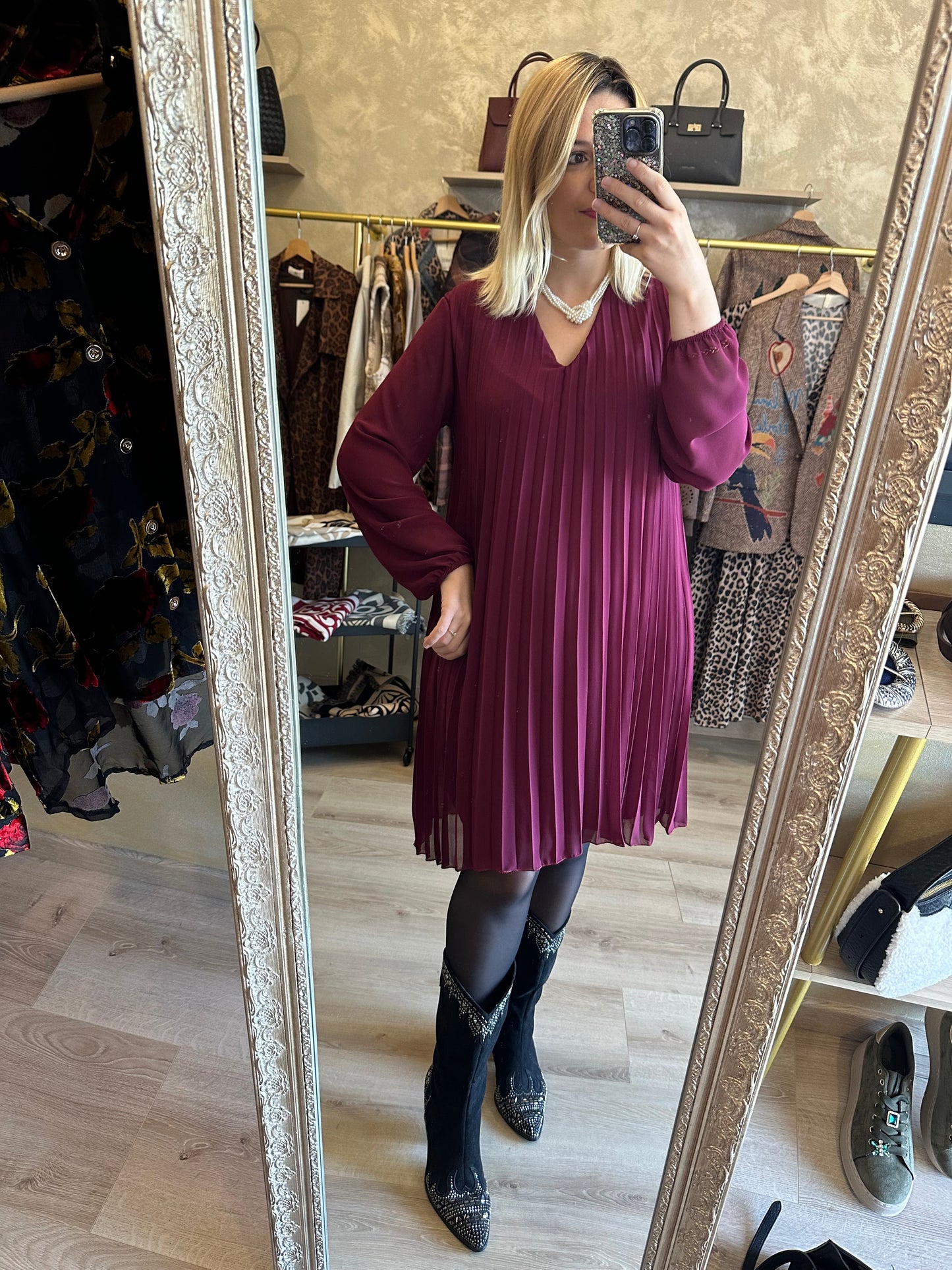 Robe CONSTANCE prune