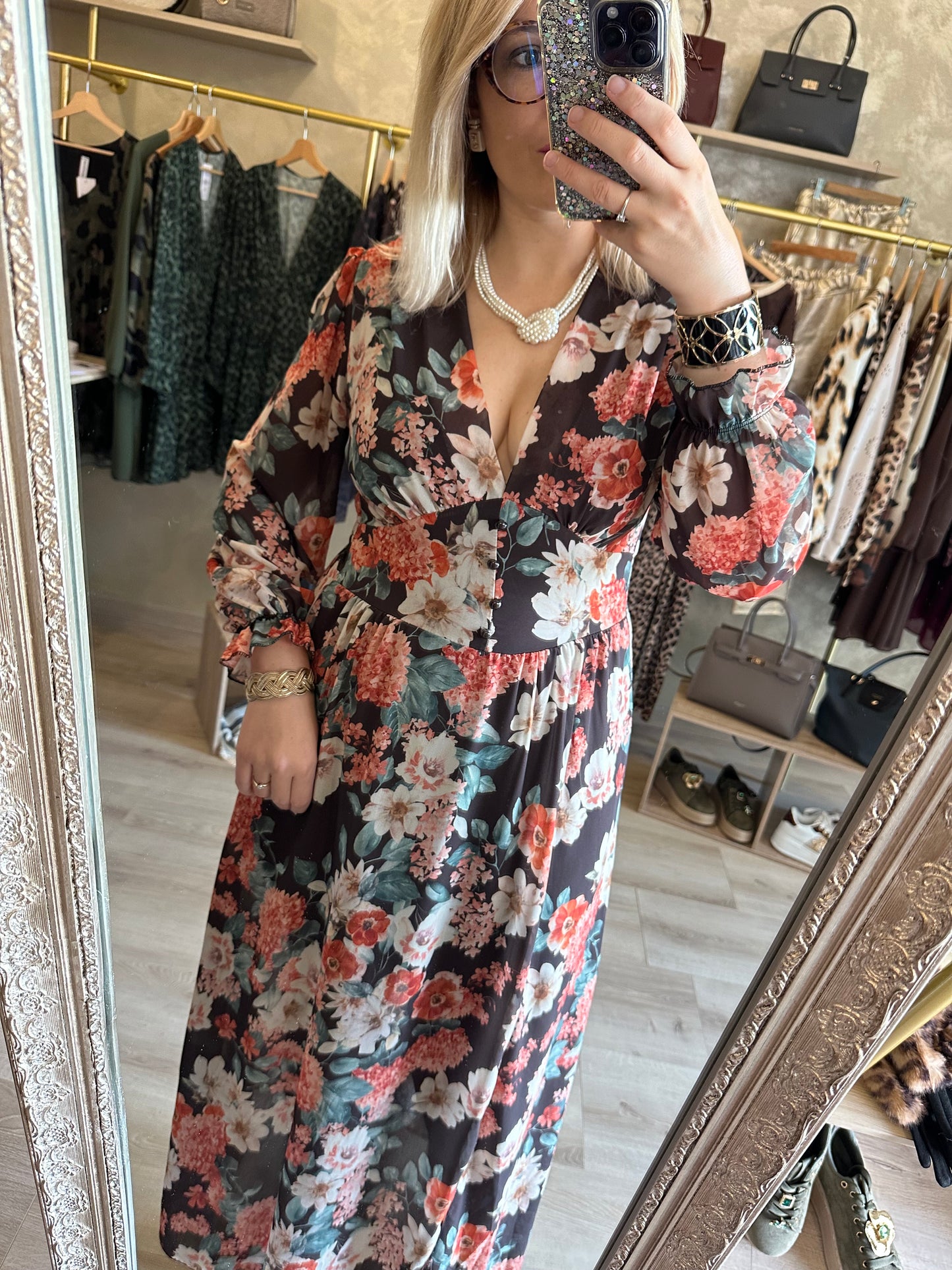 Robe PÉTRA fleurie
