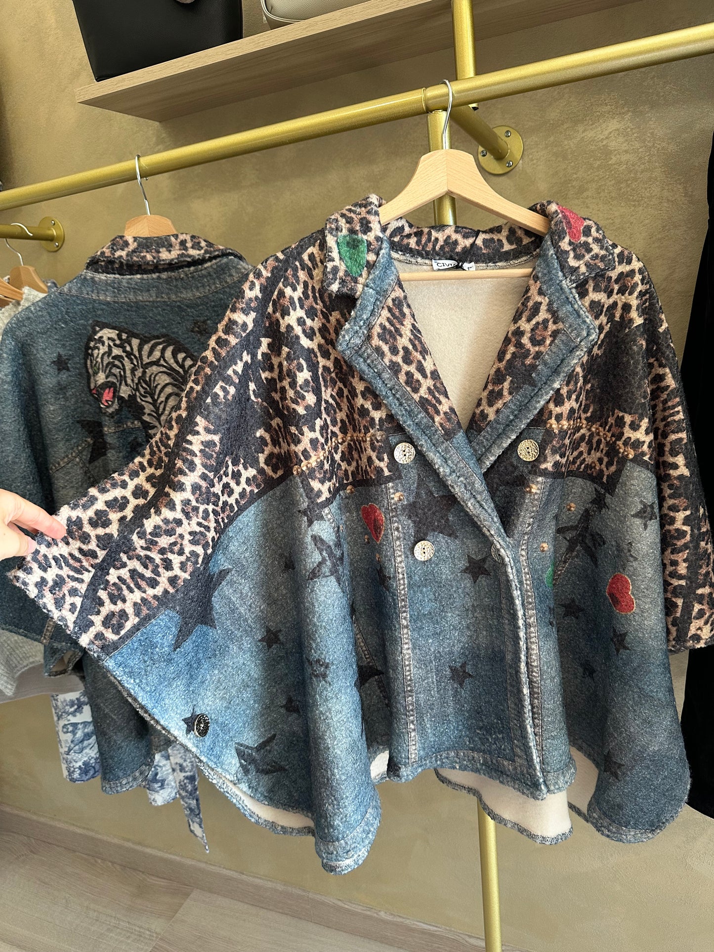 Veste cape DELHI