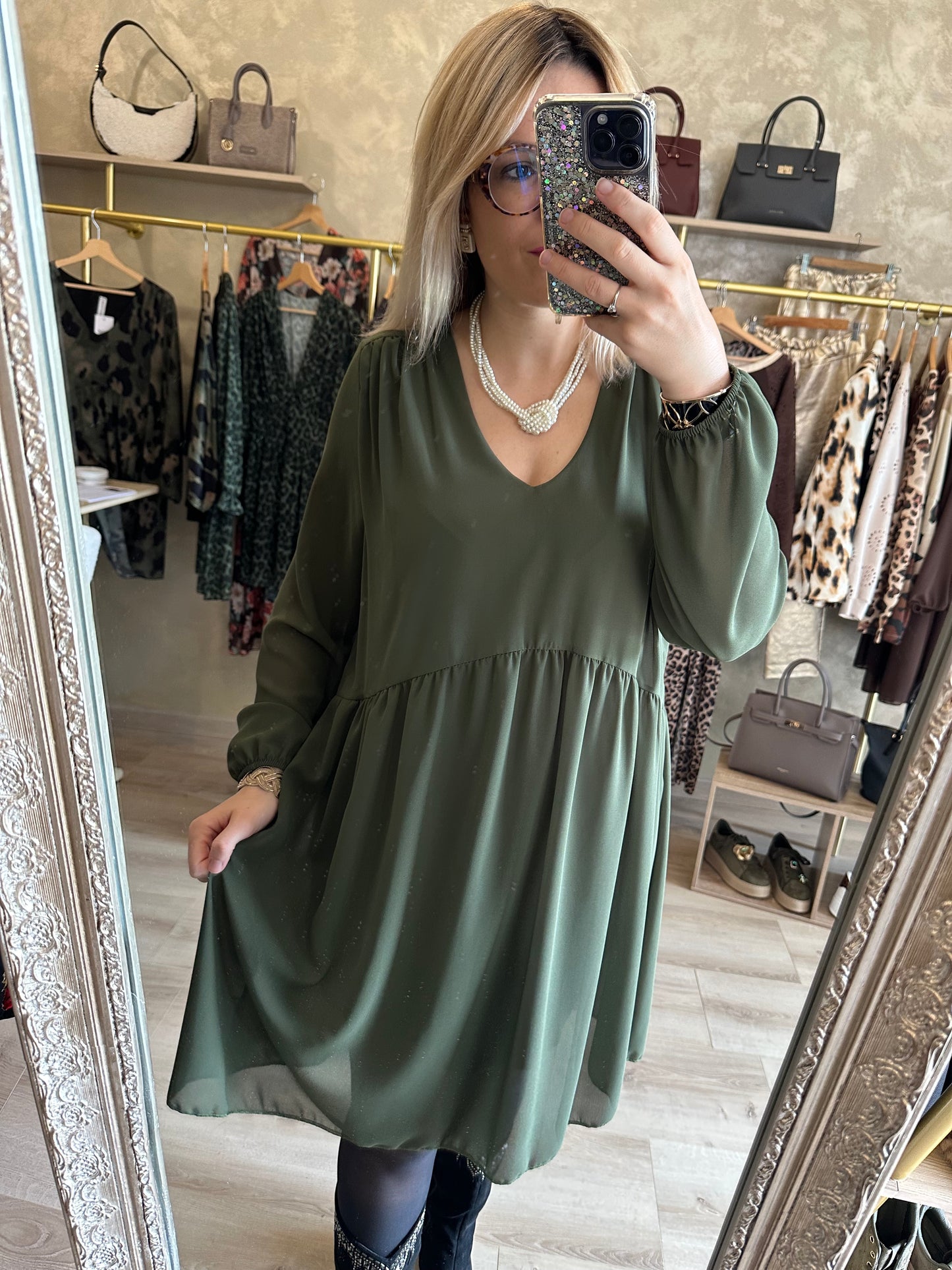 Robe CANNES kaki