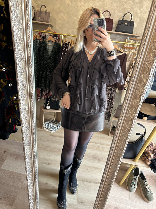 Chemisier LONDRES chocolat