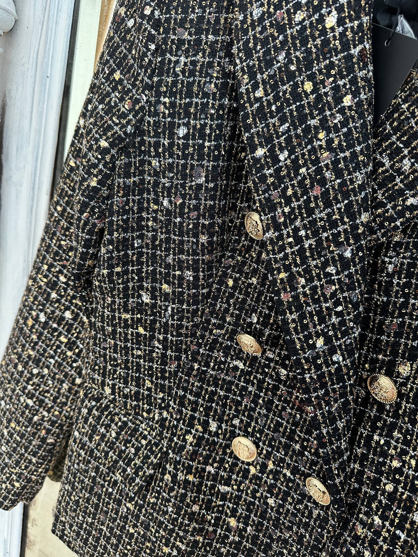 Blazer PARIS tweed noir