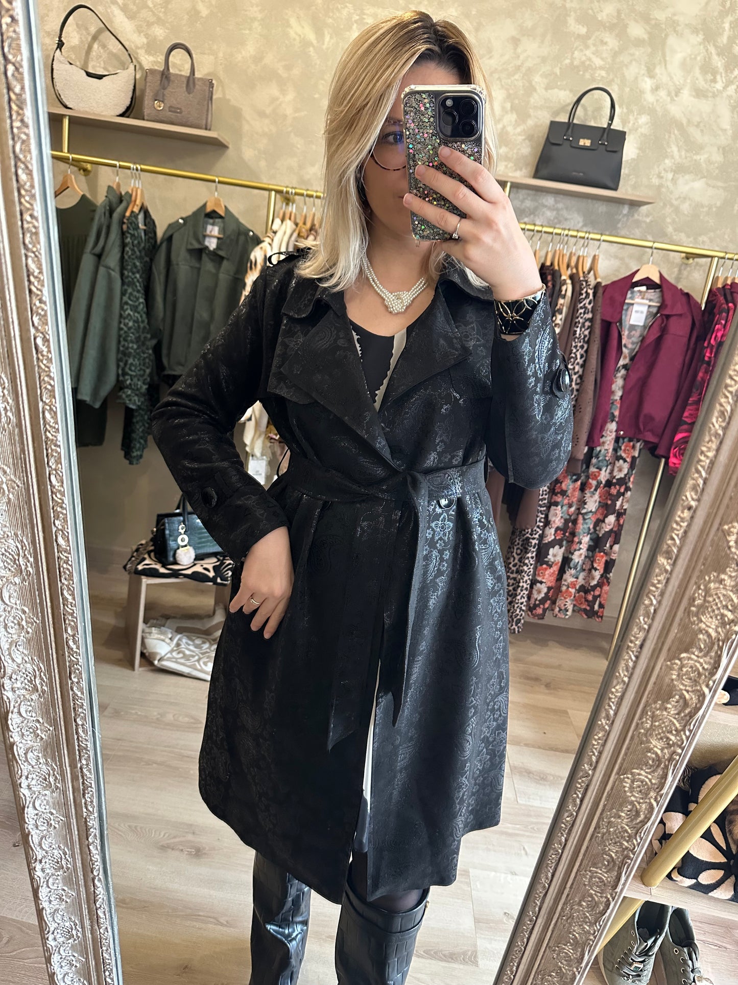 Trench VERSAILLES noir